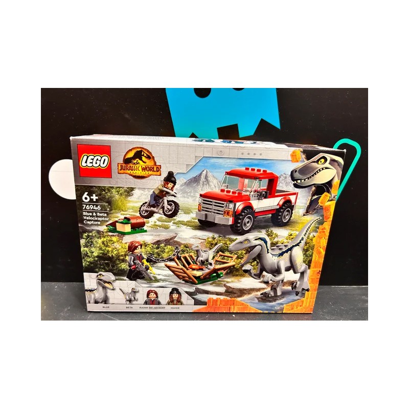 LEGO 76946 Jurassic Captura de los Velocirraptores