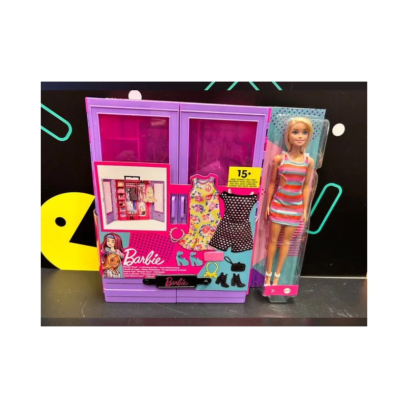Barbie Fashionista Armario portátil con muñeca