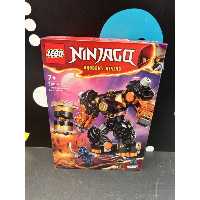 LEGO 71806 NINJAGO Cole's Elemental Earth Mech Mini Ninja Toy LEGO 71806 NINJAGO Cole's Elemental Earth Mech Mini Ninja Toy