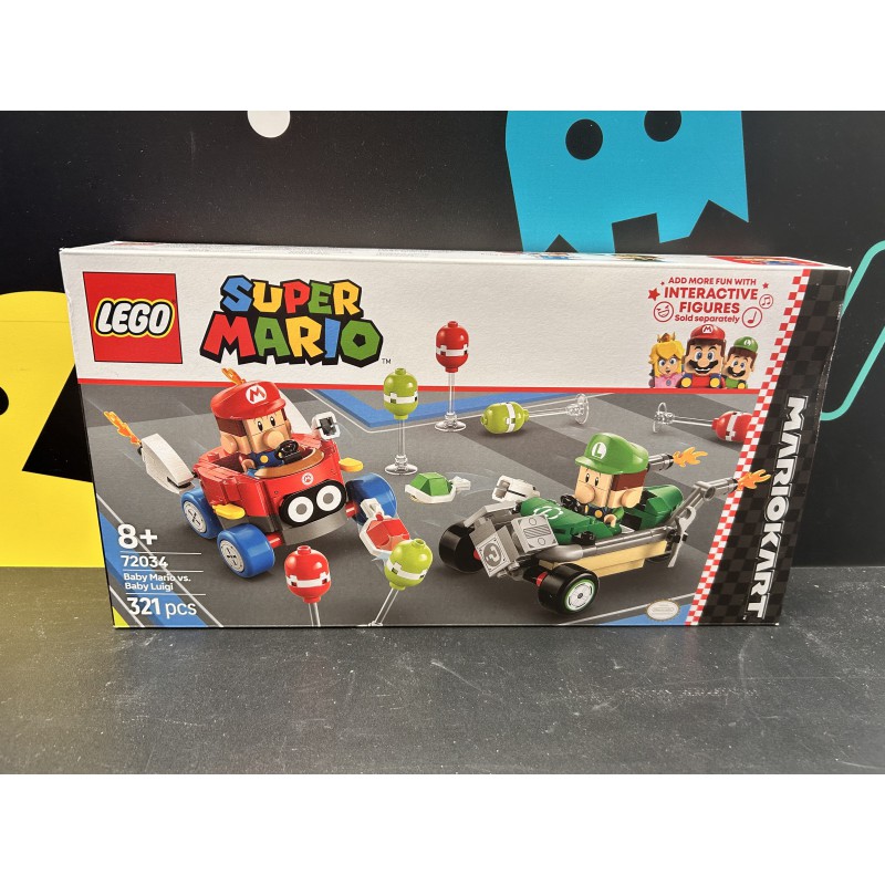 LEGO 72034 Super Mario Kart: Bebé Mario vs. Bebé