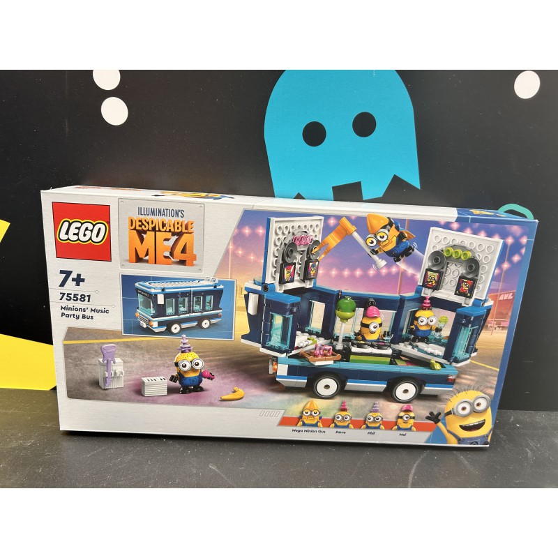 LEGO GRU 4: Mi Villano Favorito Bus de Fiesta Musical de los Minions 75581