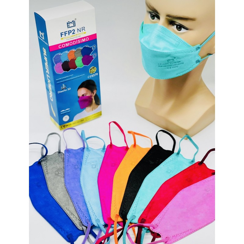 Mascarillas FFP2 Boca Pez surtido colores Mascarillas FFP2 Boca Pez surtido colores