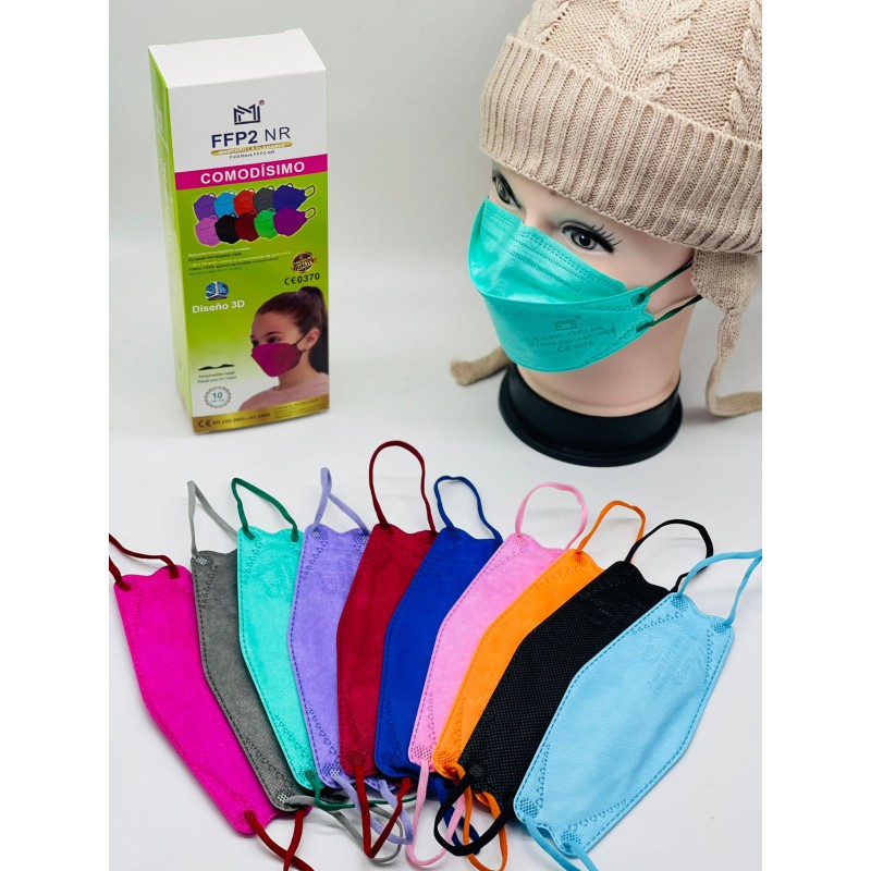 MASCARILLAS INFANTIL FFP2 BOCA PEZ COLORES