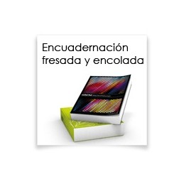 Encuadernación fresada y encolada