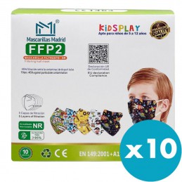 MASCARILLAS INFANTIL FFP2 NUEVO ESTAMPADO NIÑO