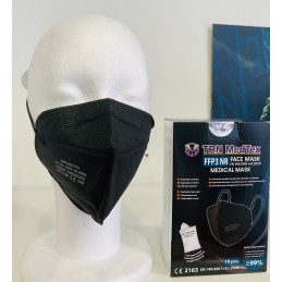 Mascarilla FFP3 ultra plus + seguridad negra