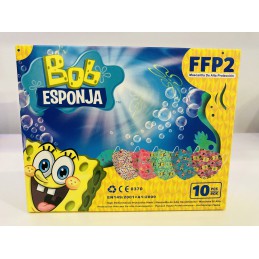 MASCARILLAS FFP2 INFANTIL BOB ESPONJA