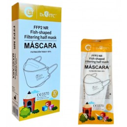 MASCARILLAS INFANTIL FFP2 BOCA PEZ DR. ITC BLANCAS